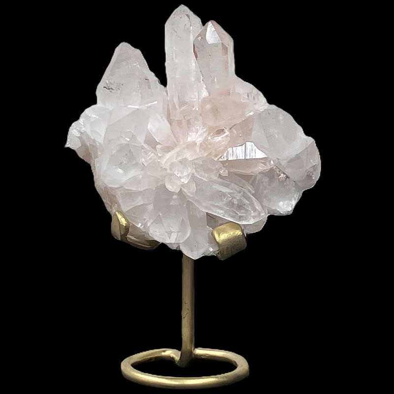 ヒマラヤ水晶クラスター鉄台付 約780g No,4137｜原石 | 天然石